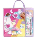 Eenhoorn Notitieboek Set voor Meisjes – A4 Formaat – 3-delig – Inclusief 30 Magneten en Pen – Magisch Design