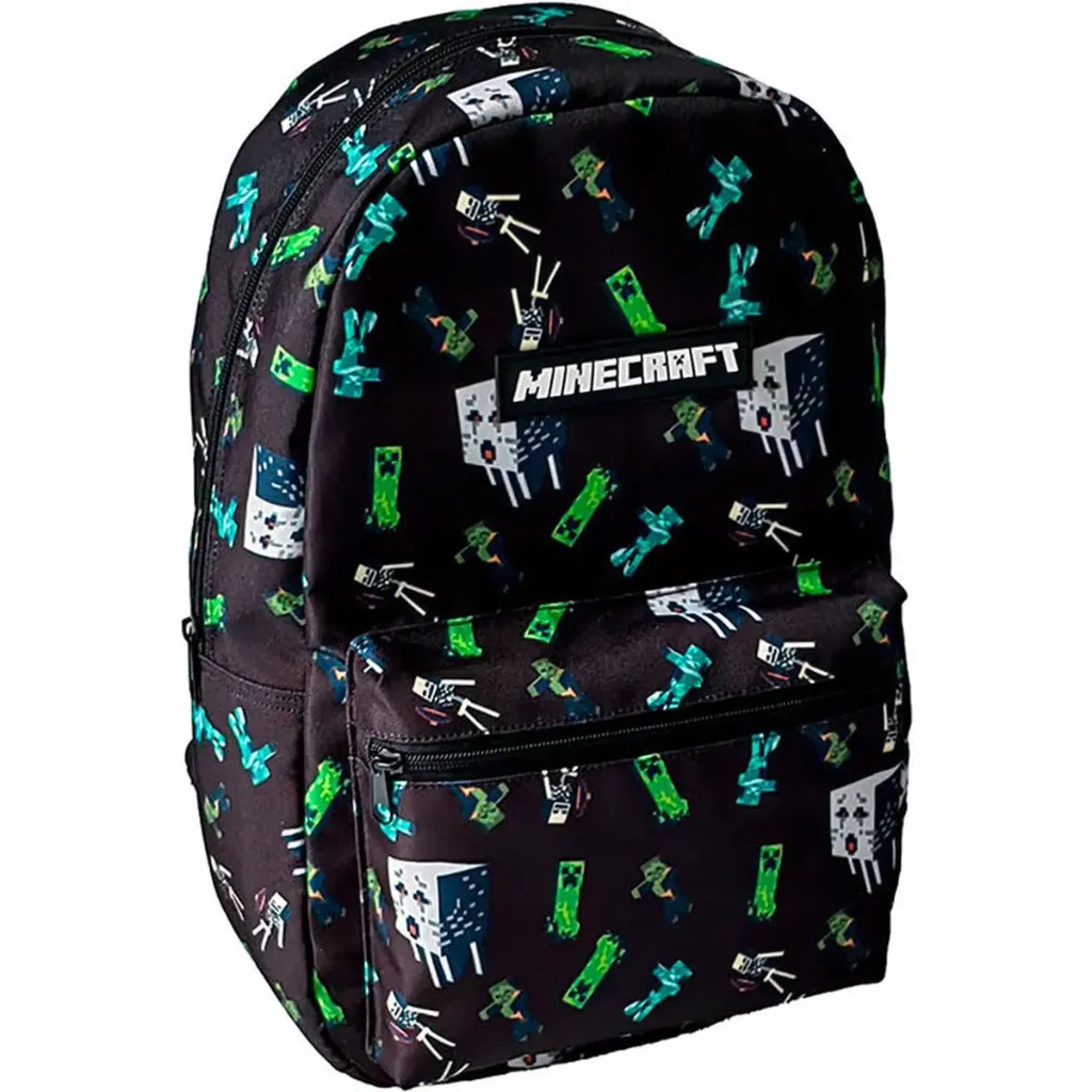 Minecraft Rugzak - Backpack - 40 cm - Zwart - Officiële Merchandise