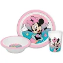 Disney Minnie Mouse Ontbijtset - 3-delig - Roze - Kunststof