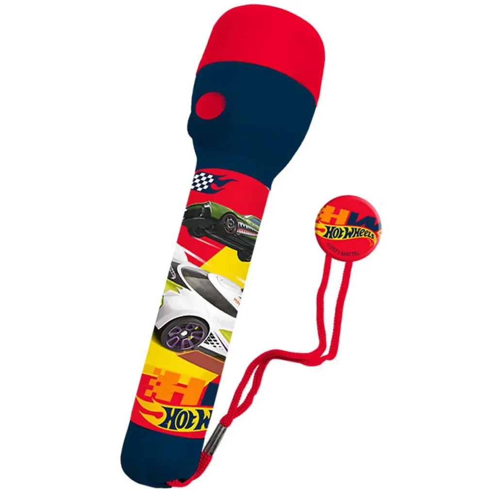 Hot Wheels Zaklamp - Big Torch - Blauw/Rood
