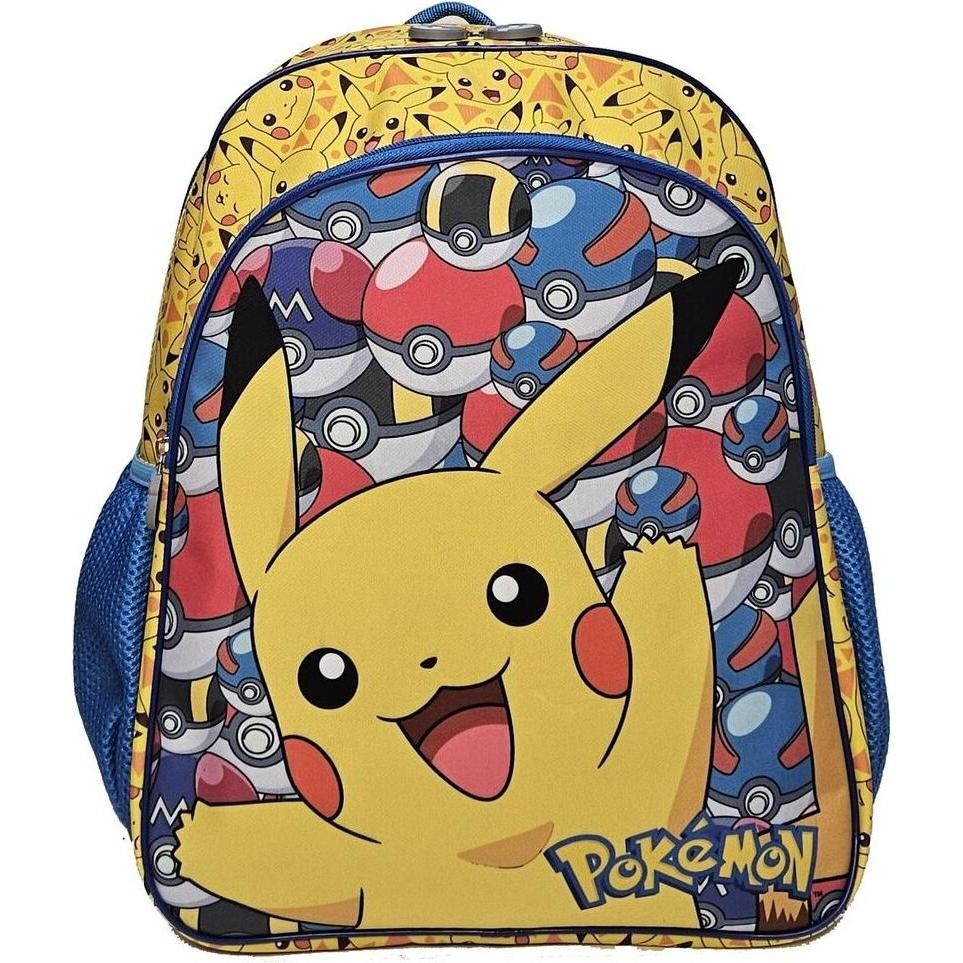 Pokémon Classic Rugzak – 40 cm – Geel – Stevige Schooltas met Pikachu Design