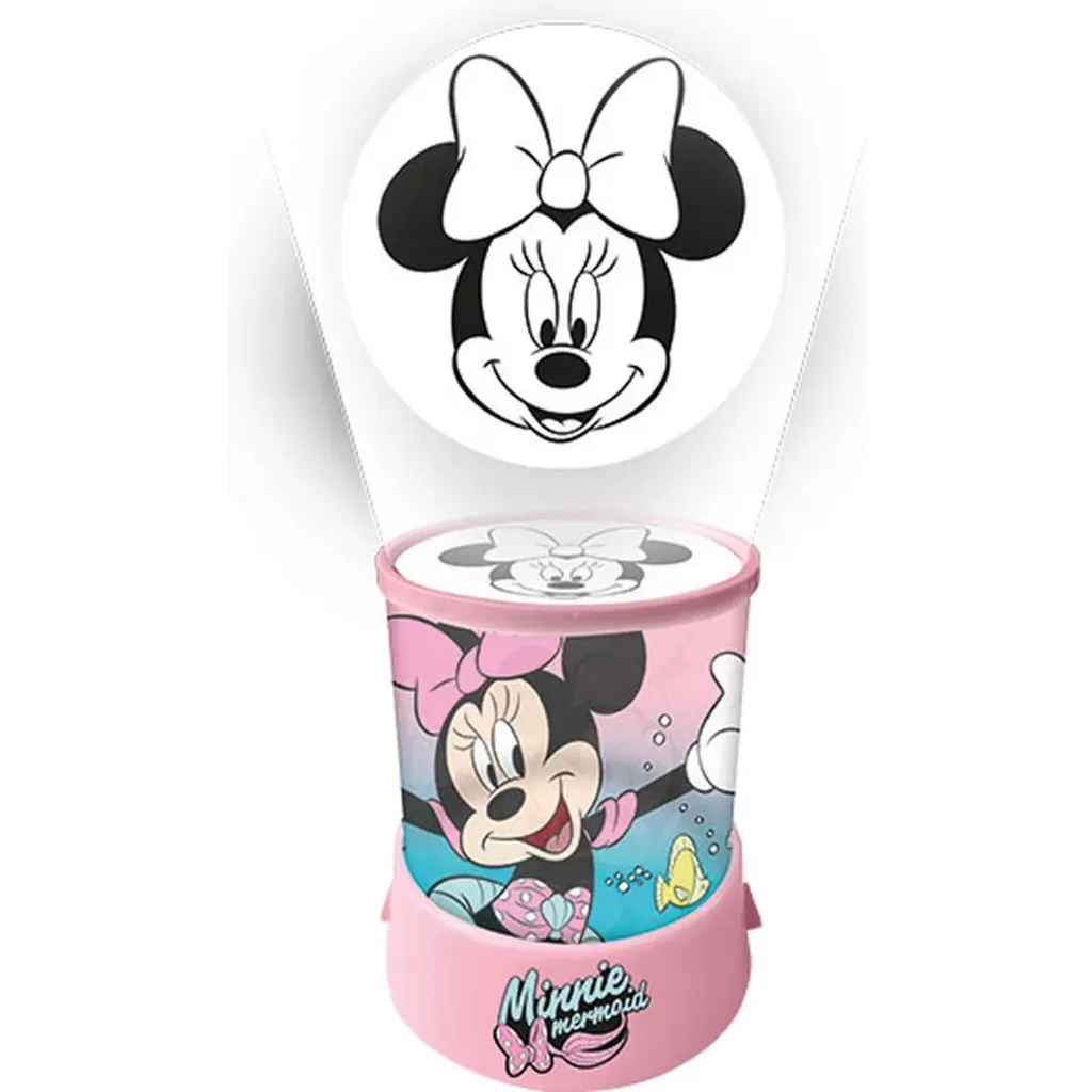 Disney Minnie Mouse Licht Projector – Nachtlampje – Sfeerverlichting – Roze/Wit